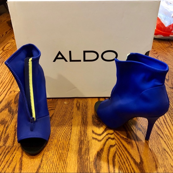 ALDO Royal blue high heel boots - Picture 4 of 5